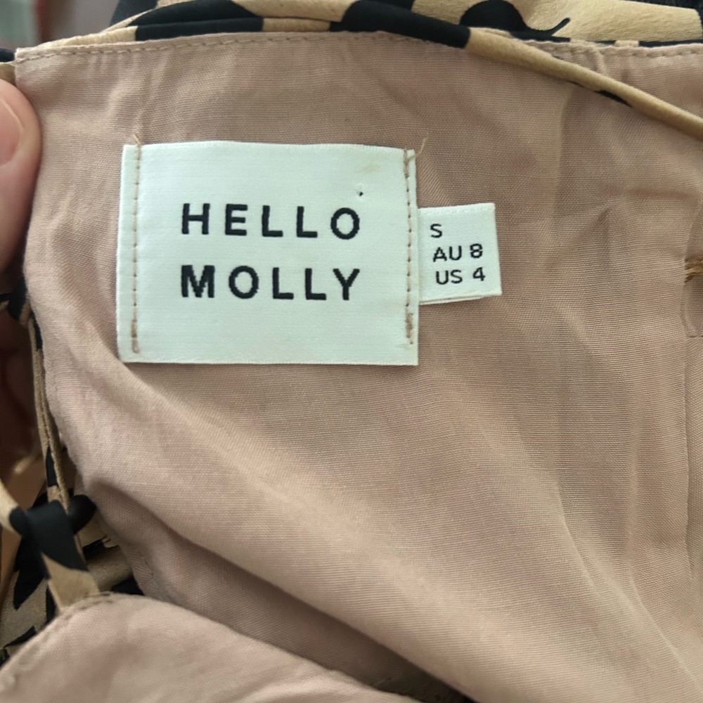 Hello Molly Leopard Print Slip Midi Dress - Picture 8 of 8